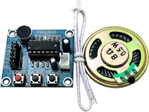 ISD1820 Voice Recording Playback Module Sound Recorder + Loudspeaker
