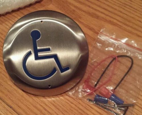 LCN Ingersoll-Rand 7910-956 Round Push Plate Handicap Accessible Pushbutton