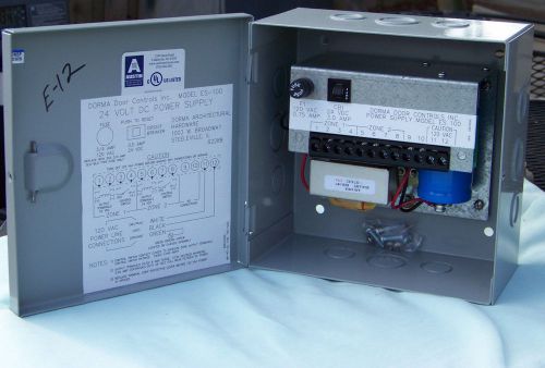 Dorma high performance es-100 24vdc power supply in enclosure access control for sale