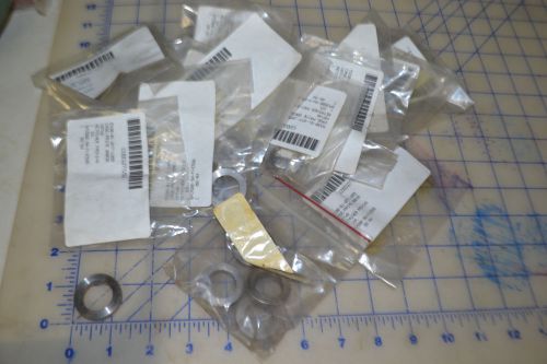 Stainless steel spacer 1 3/16&#034; od 3/4&#034; id 1/4&#034; thick lot of 17 military issue for sale