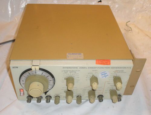 Interstate IFC F-74 F74 20Mhz Sweep Function Generator