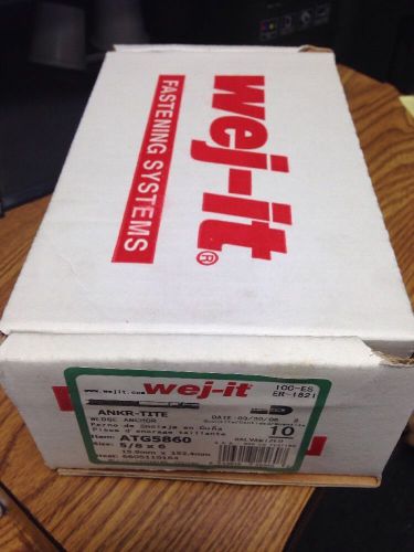 Wej-it 5/8&#034; X 6&#034; Anchors