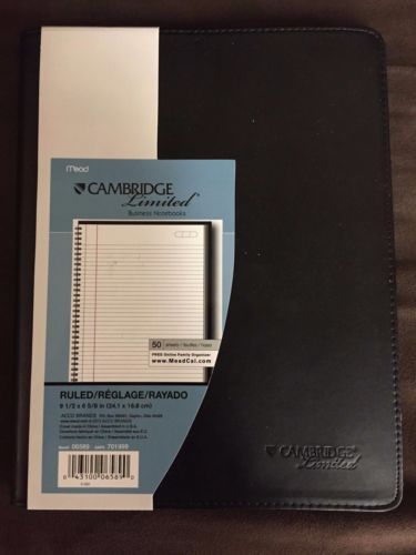 Mead Cambridge Limited Refillable Notebook Cover (06589) WITH 1 NOTEBOOK INSIDE