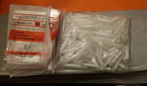 Specimen bags plus tubes white top labcorp for sale