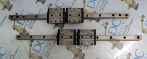 Thomson accuslide linear guide rail 22&#034; w/ cg25aabn-m047 trucks, lot of 2 for sale