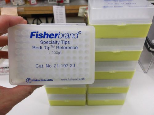 Fisherbrand redi-tip pipette tips 1-200ul cat# 21-197-2j for sale