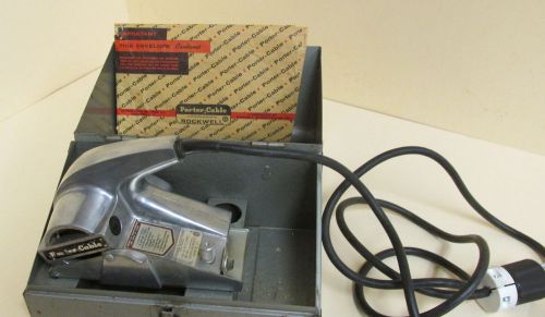 Porter Cable Model 167 Power Block Plane / Palm Plane! Great Shape W/ Case!