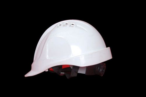 Safety helmet with ratchet for construction with air ventilation abs plastic for sale