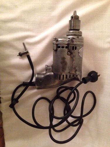 Vintage MALL TOOL COMPANY CHICAGO MALL DRILL w/Chuck Key 1/4&#034; ~143T Electric