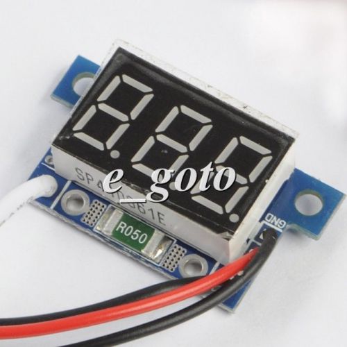 DC 0 To 999mA Red LED Panel Meter Mini Digital Ammeter