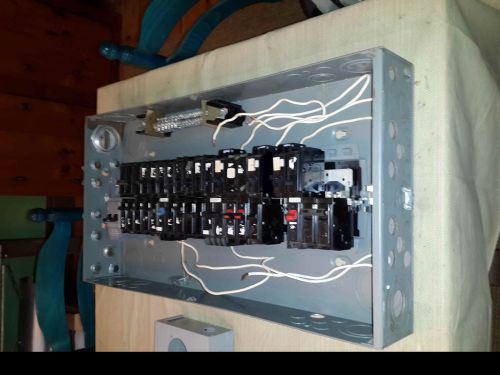 Bryant 200A 40 Space Load Center Circuit Panel + Many 50A / 30A / 20A Breakers