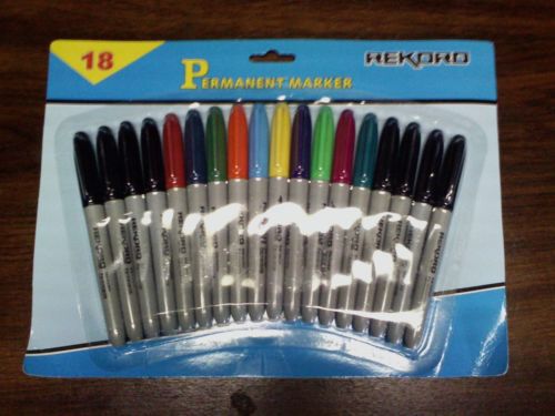 New 18 Pack Rekord Permanent Marker