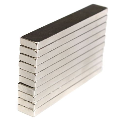 5Pcs Super Strong Block Fridge Magnets 60x10x4mm Rare Earth Neodymium N50