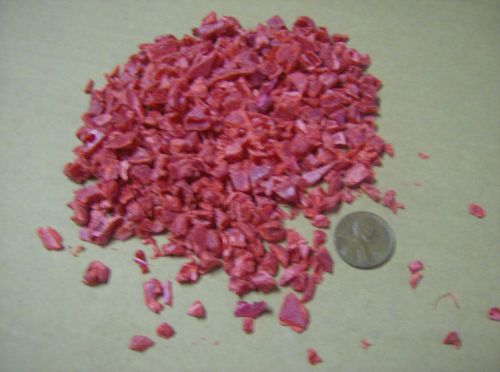 ABS 3/8&#034; red regrind 1000 pounds