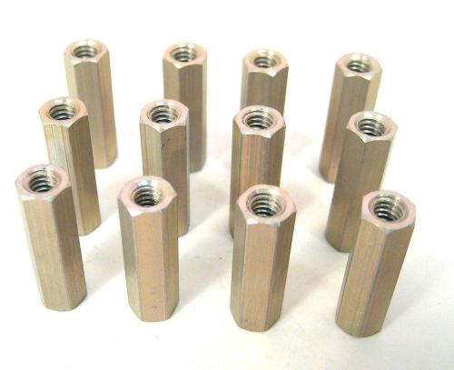 Aluminum hex spacers/standoffs, 8/32 thread,  7/8” long: 12/lot: great price for sale