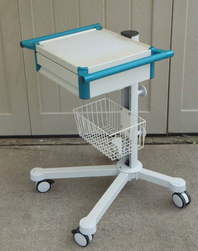 Surgimed Solutions Medical Cart with Drawer and Aspiration Cup Holder