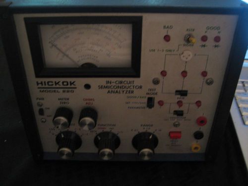 Vintage Hickok Semiconductor Tester In Circuit Analyzer  Model# 220   511-01598