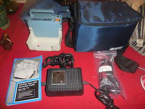 DeVILBISS VACU-AIDE 7304A SUCTION PUMP ASPIRATOR UNIT w/ CARRYING CASE &amp; CHARGER
