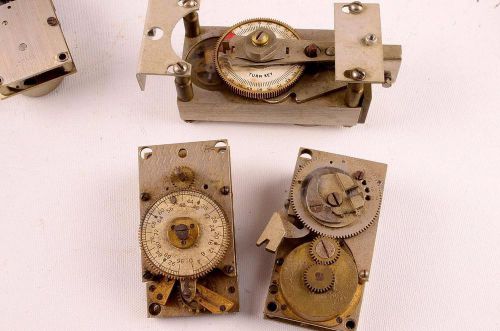 LOT OF 3 VAULT SAFE LOCK TIME MOVEMENTS by DIEBOLD &amp; SWISS MADE