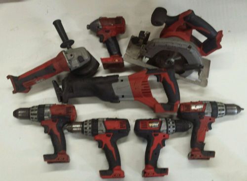Used lot of 8 milwaukee m-18 tools for sale