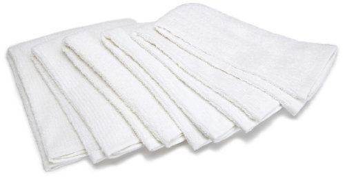 25lb box of terry or ribbed bar mop towels wiping rags cleaning cloths new for sale