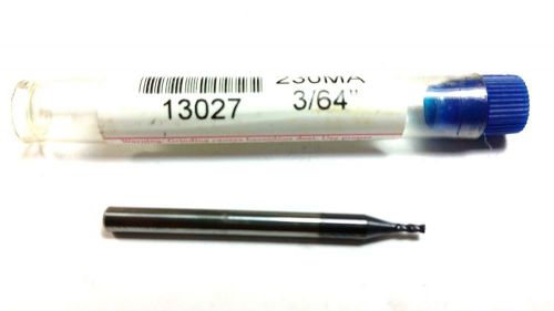 3/64&#034; 13027 garr solid carbide 4 flute tialn end mill (q 506) for sale