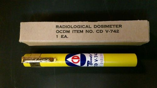 CDV 742 Bendix Pocket Dosimeter -- in box, New.