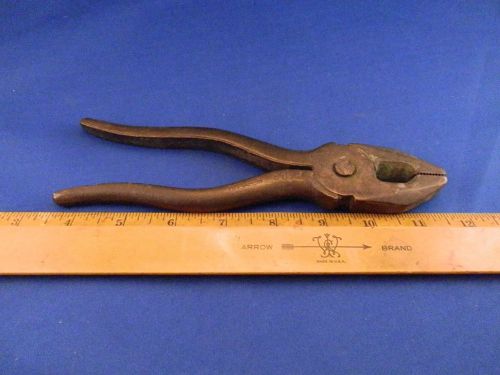 VTG Bronze Lineman&#039;s Side Cutting Pliers P300 Berylco 8&#034; Non-Sparking Brass Tool