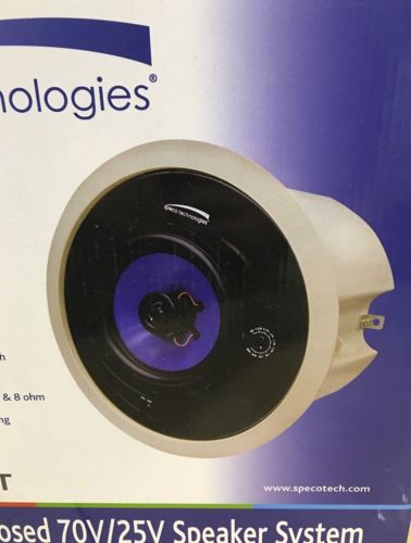 Speco Technologies Sp6mat 6.5&#034; Enclosed Speaker System