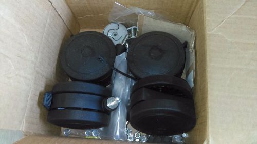 Box of Casters - 7 sets (4 each) of 4&#034; Heavy Duty Plastic Casters