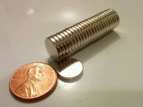 (25) N52 Neodymium &#034;disc&#034; Magnets. Size 12x2mm. SUPER STRONG. SHIPS FREE!!