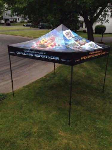 10-X-10 FULL COLOR CUSTOM TENT- COMMERCIAL USE- DURABLE- Any design or any color