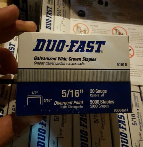 Duo-fast 5010d 20 gauge 5/16&#034; staples