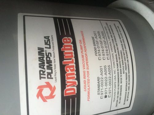 Travaini Dyanlube 971-0022-A005, Vacuum Pump Lubricant, 5gal
