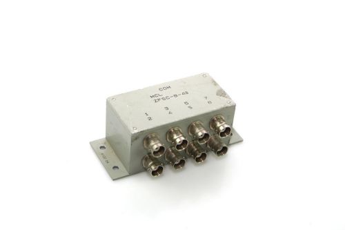 MINI CIRCUITS MODEL ZFSC-8-43 10MHz - 1GHz 8-way power splitter/combiner BNC