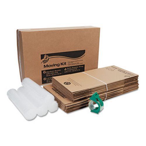 Duck moving kit, 10 boxes (small/medium), bubble wrap &amp; packing tape (duc280640) for sale