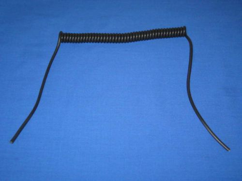 Coil Cord Spiral Curly 22&#034; Long PVC Jacket 22AWG  Tin Plated 2 Conductor
