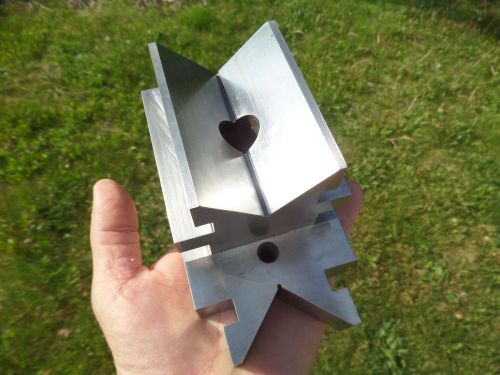 Machinist toolmaker v-block fishtail large 7 pounds grinder toolroom superb for sale