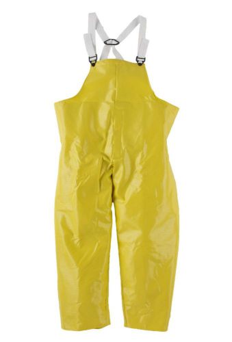 Neese 56bt rib pvc/polyester dura quilt 56  yellow medium bib /rain trouser new for sale
