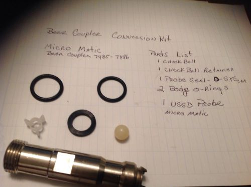 Micro Matic beer keg coupler Conversion Kit  S to D System