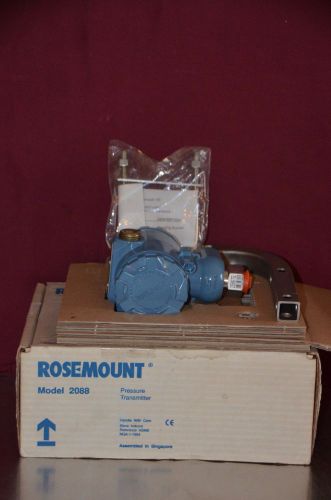 Rosemount 2088 Pressure Transmitter 2088G2A22A1B4Q4 0-150 PSI 1/2&#034; NPT 4-20mA