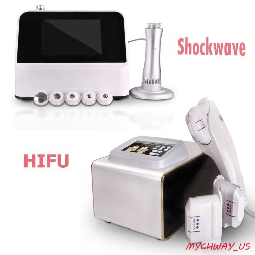 Shockwave system pain relief fat loss hifu ultrasound skin rejuvenation machine for sale