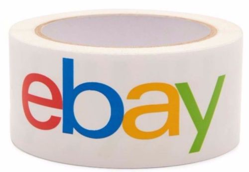 EIGHT (8) ROLLS EBAY BRANDED SEALING PACKING PACKAGING SHIPPING BOX TAPE $0 SHIP