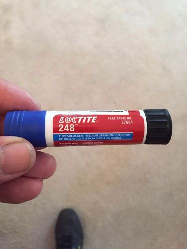 New blue medium strength loctite 248 lipstick tube quick stix 9 grams for sale