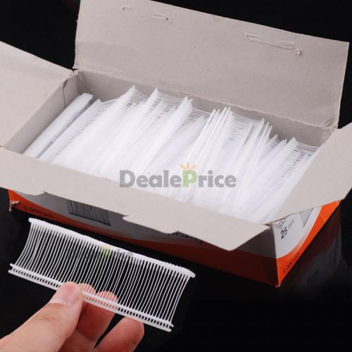 5000X 1&#034; 25mm White Price Tagging Barbs Fasteners High Quality Standard Size US