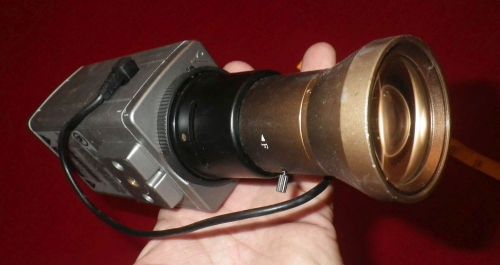 Samsung SCC-130B Color CCTV Camera w/ 5-100mm Extra Long Range Auto-Iris Lens