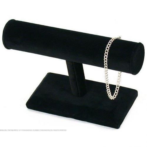 T Bar Slatwall Bracelet Black Velvet Jewelry Display