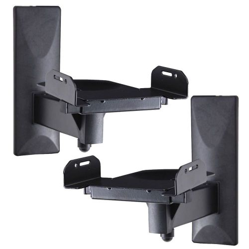 VideoSecu One Pair of Side Clamping Speaker Mounting Bracket with Tilt and Sw...