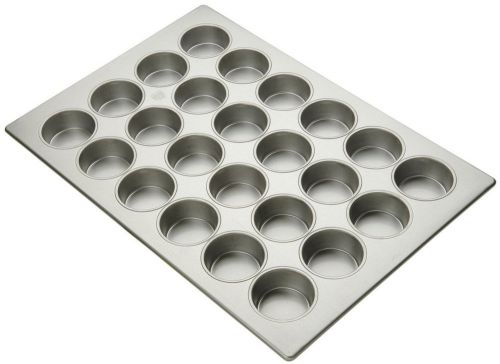Lot of 3 focus foodservice commercial bakeware 24 count 3-3/8&#034; jumbo muffin pan for sale