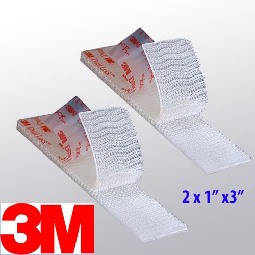 3m 1&#034; x 3&#034; 2x dual lock sj3560 type 250 vhb clear reclosable fastener in/outdoor for sale